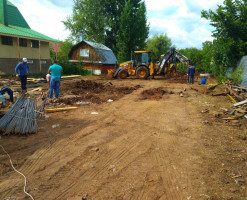 Строительство в мкр. Забельский