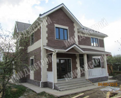 Коттедж из газобетона в Федоровке