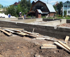 Строительство в мкр. Забельский