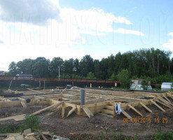 Дом облицован плиткой