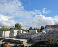 Коттедж из газобетона в Федоровке