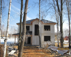 Коттедж из газобетона в Федоровке