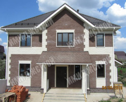 Коттедж из газобетона в Федоровке