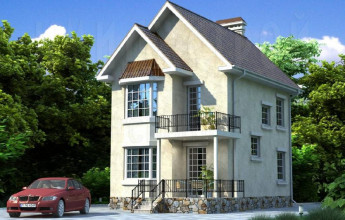 Проект двухэтажного дома