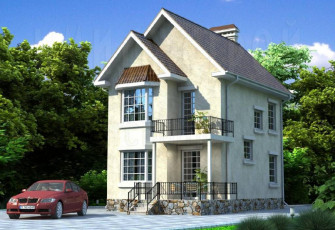 Проект двухэтажного дома