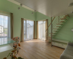 Дом по индивидуальному проекту в стиле кантри