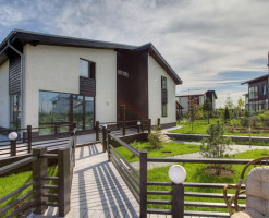 Дом по индивидуальному проекту в стиле кантри