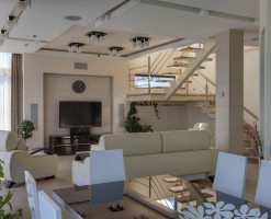 Дом по индивидуальному проекту в стиле кантри