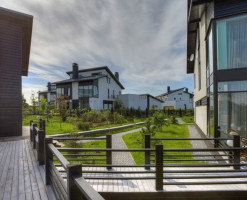 Дом по индивидуальному проекту в стиле кантри