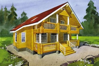 Традиционный бревенчатый дом