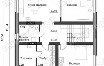 Дом в три уровня