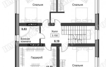 Дом в три уровня