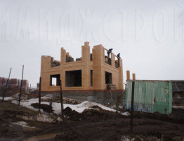 Коттедж с большими окнами 156 кв.м.