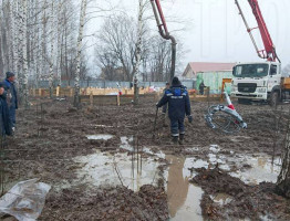 Зимняя стройка 2016. Банный комплекс и коттедж