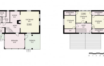 Экономичный коттедж из газобетона