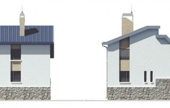 Дом с компактным планом