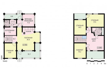 Дом с террасами