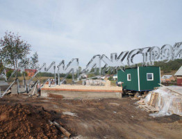 Строительство дома с большой террасой в Искино 198 кв.м