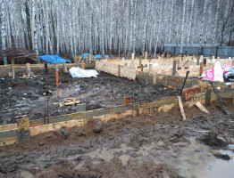 Зимняя стройка 2016. Банный комплекс и коттедж
