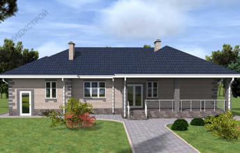 Дом с тремя спальнями 169 кв.м.