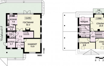 Ума - эргономичный европейский проект дома