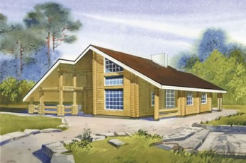 Коттедж из бруса