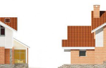 Коттедж с красивым фасадом