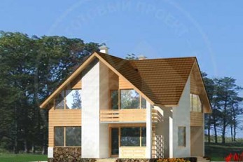 Недорогой дом из газобетона