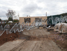 Строительство дома с большой террасой в Искино 198 кв.м