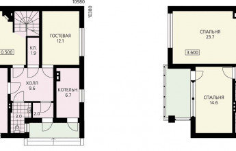 Недорогой дом из газобетона
