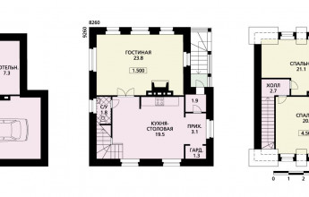 Комфортный функциональный коттедж