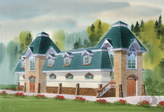 Конюшня с мини-гостиницей