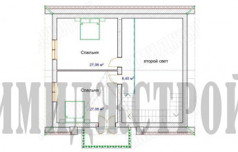 Коттедж с красивым балконом и цоколем 200 кв.м.
