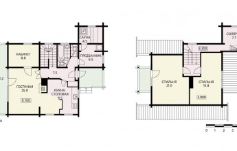 Деревянный дом часовня