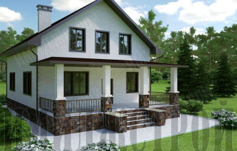 Коттедж в Авдоне с террасой 198 кв.м.