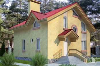 Уютный дом с эркером