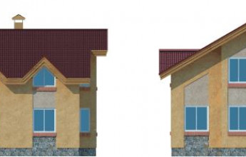 Уютный дом с эркером