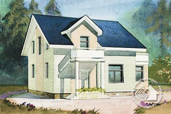 Рациональный дом с мягкой кровлей