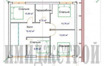 Коттедж с угловым входом 180 кв.м.