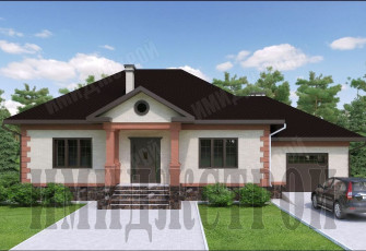 Коттедж одноэтажный 170 кв.м.