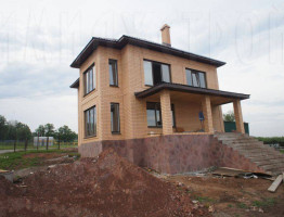 Коттедж с большими окнами 156 кв.м.