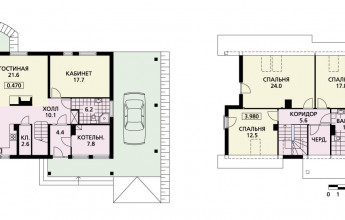 Европейские традиции в коттеджах с кровлей на столбах