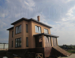 Коттедж с большими окнами 156 кв.м.