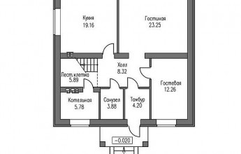 Типовой коттедж 176 квадратных метров