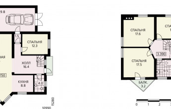 Проект дома с мансардой