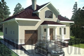 Коттедж с гаражом в Нагаево 175 кв.м.