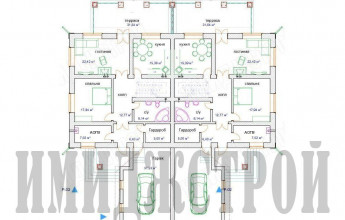 Таунхаус для двух семей по 150 кв.м.