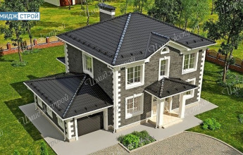 Проект усадьба Нагаево 210 кв.м.