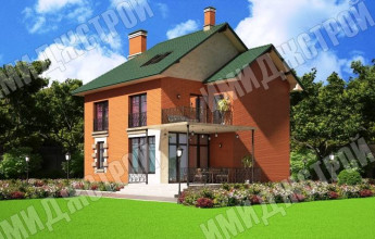 Красная облицовка 210 кв. м.