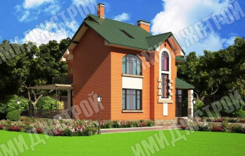 Красная облицовка 210 кв. м.